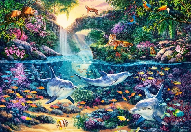 Puzzle 1500 Teile Jungle Paradise