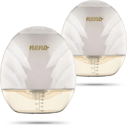 Neno Perla Twin kabellose, freihändige Doppel-Milchpumpe