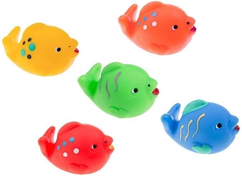 TULLO Gummifische für die Badewanne 5 Stk.