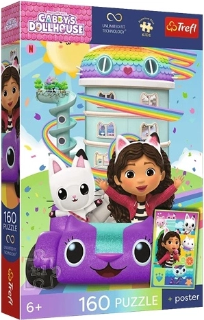 Premium-Puzzle für Kinder Gabby's Dollhouse – Hübsche Gabby, 160 Teile