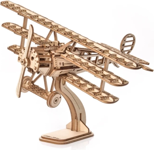 Little Story 3D Holzpuzzle Flugzeug Dreidecker
