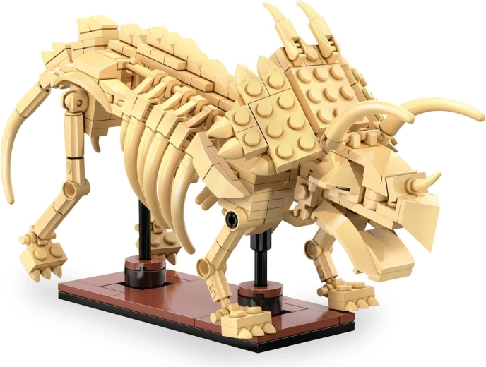 CaDA Dinosaurierfossil Triceratops 1:33 aus Bausteinen