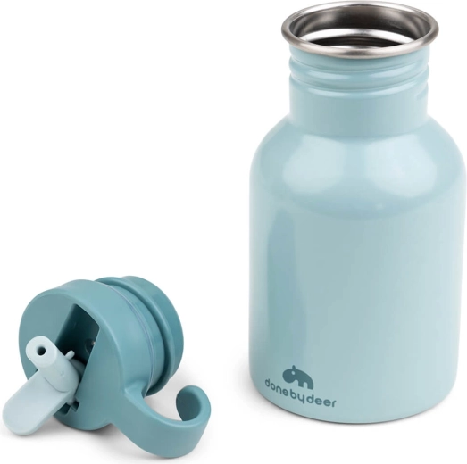 Done by Deer Edelstahl-Kinderflasche Elphee blau 350 ml