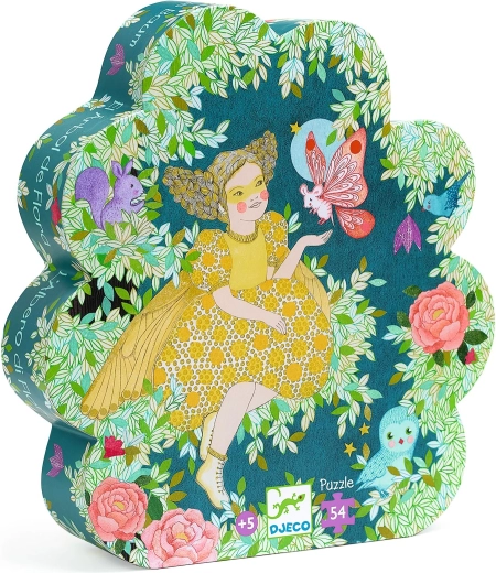 Djeco-Puzzle in einer Schachtel Der Baum der Fee Flora – 54 Teile