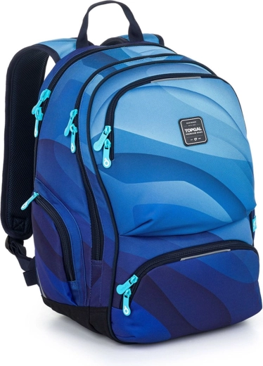 Topgal blauer Schulrucksack für Schüler/Studenten Roth