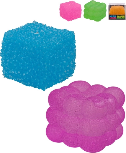 Mega Squeeze Anti-Stress-Zuckerwürfel mit Sugar-Textur – 1 Stück