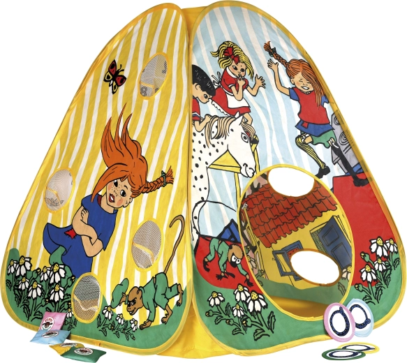 Kinder-Pop-up-Zelt Pippi mit 3 Spielen in 1 – 1 Stück