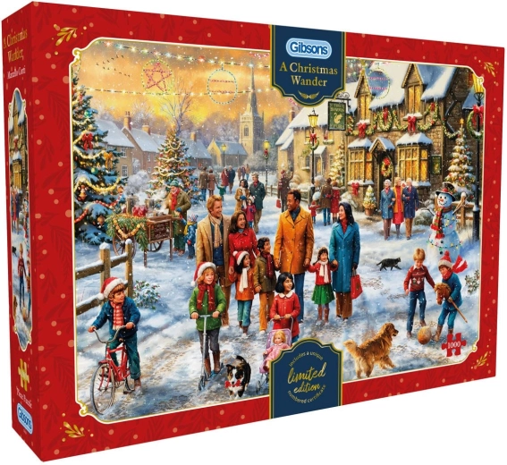 Gibsons Puzzle Weihnachtsspaziergang 1000 Teile
