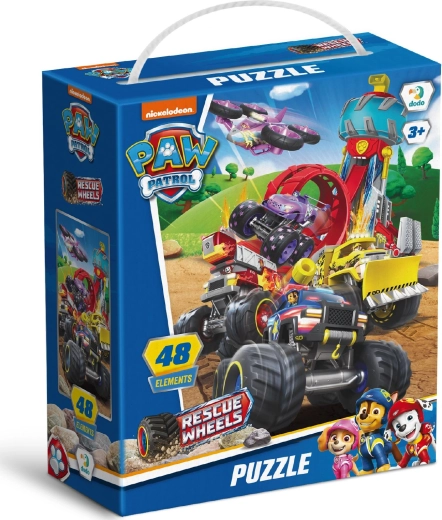 Puzzle mit Paw-Patrol-Motiv: Rettung auf Rädern