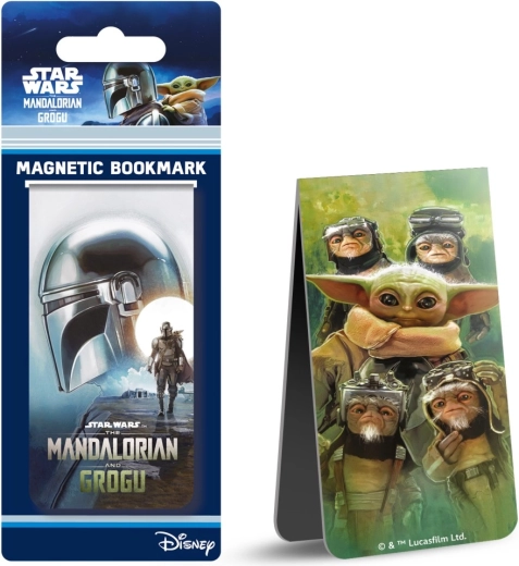 Magnetisches Lesezeichen Mandalorian und Grogu – 1 Stück