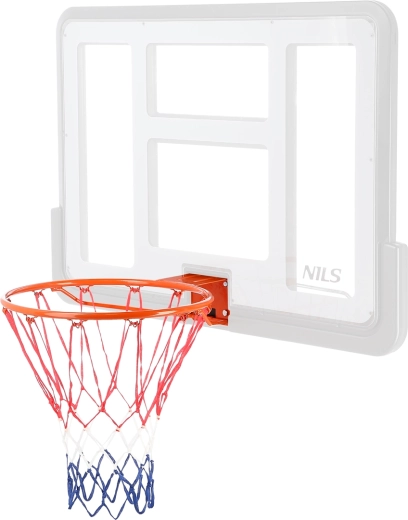 Stahl-Basketballring NILS mit Nylonnnetz 45 cm