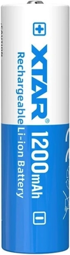 Xtar Li-Ion-Akku 14500 (AA/R6) 3,7 V 1200 mAh mit Schutz – 1 Stück
