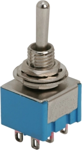 Kippschalter DPDT ON-OFF-ON