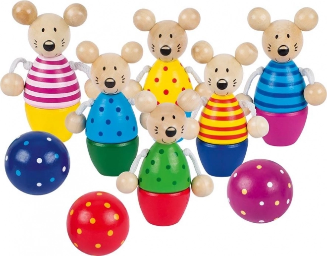 Maus-Bowling-Set für Kinder