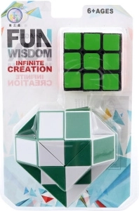 Set aus Faltwürfel und Herzpuzzle – 2 Stück