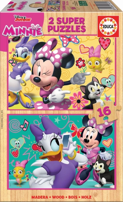 Holz-Puzzle Minnie und Daisy von Educa