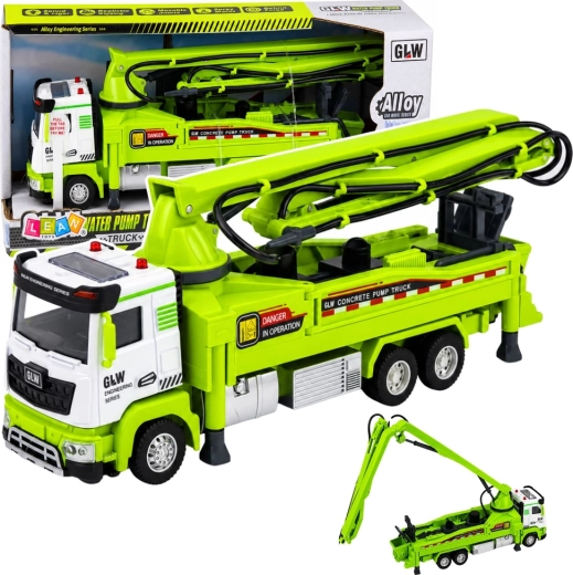 Metall-LKW mit Wassersprühfunktion 1:40 mit Licht und Sound – 1 Stück