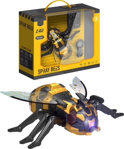 R/C Roboterbiene Spray Bees mit Wassernebel, Programmierung und LED-Beleuchtung