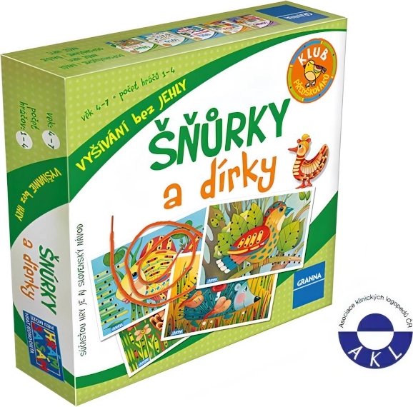 Granna Schnüre und Löcher kreatives Spiel