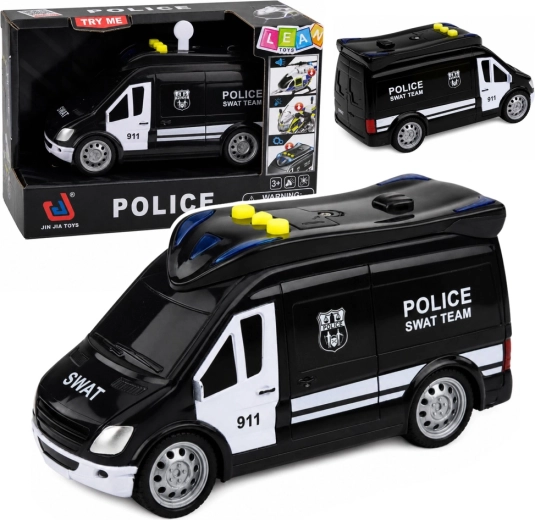 SWAT-Polizeivan mit Licht und Sound 1:32 – 1 Stück
