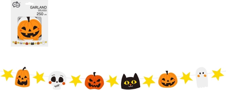 Papiergirlande Halloween 250 cm