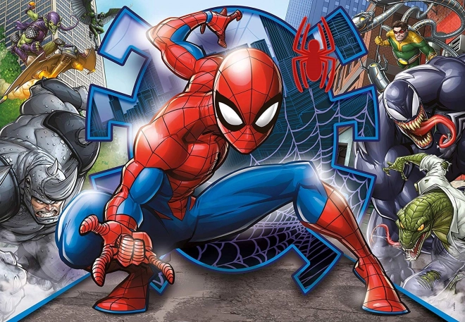 Puzzle 104 Teile Super Kolor - Spider-Man