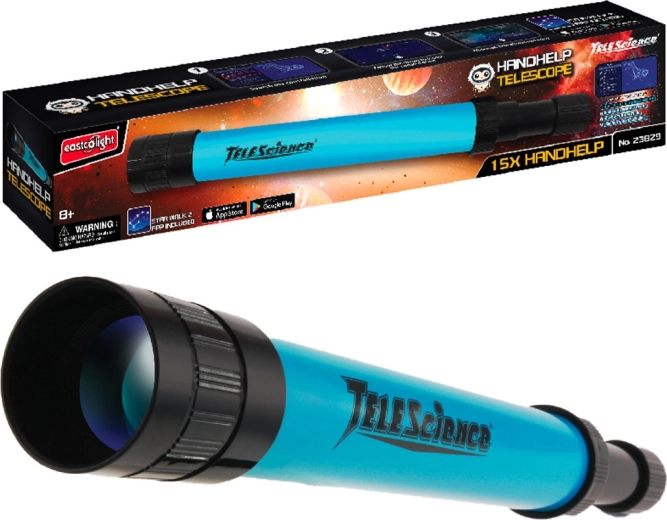Kinder-Teleskop TeleScience 15×30 mm mit Star Walk 2-App