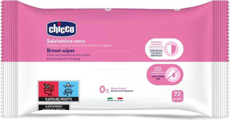 Chicco Reinigungstücher für die Brust 72 Stück