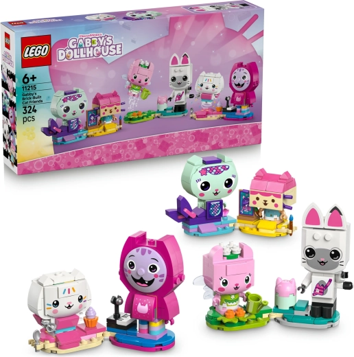 LEGO Gabby’s Dollhouse: Gabby und ihre Katzenfreunde aus Bausteinen
