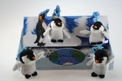 Plüsch-Pinguin Schlüsselanhänger 9 cm