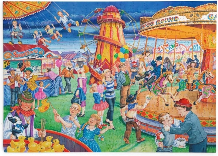 House of Puzzles Puzzle Auf dem Jahrmarkt, 250 große Teile