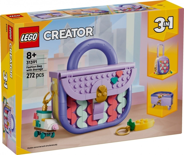 LEGO Creator 3-in-1 Modische Handtasche mit Stauraum