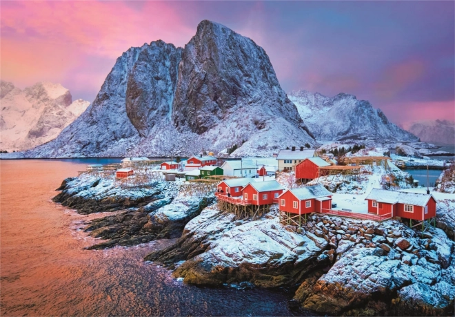 Puzzle 500 Teile Hamnøy Village