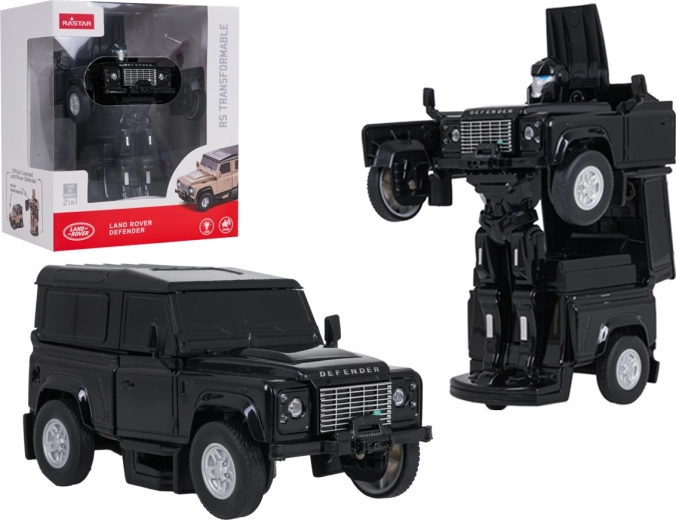 Transformierbares Auto Land Rover Defender RASTAR im Maßstab 1:32
