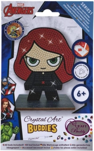Crystal Art Figur Black Widow