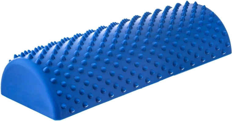 TULLO halber Massage-Roller mit stimulierenden Noppen – blau
