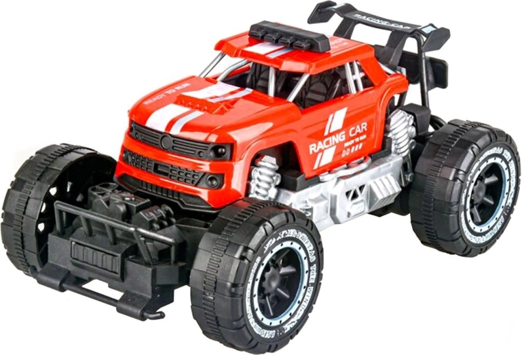 Rotes Geländewagen mit Schwungradantrieb – 1 Stück