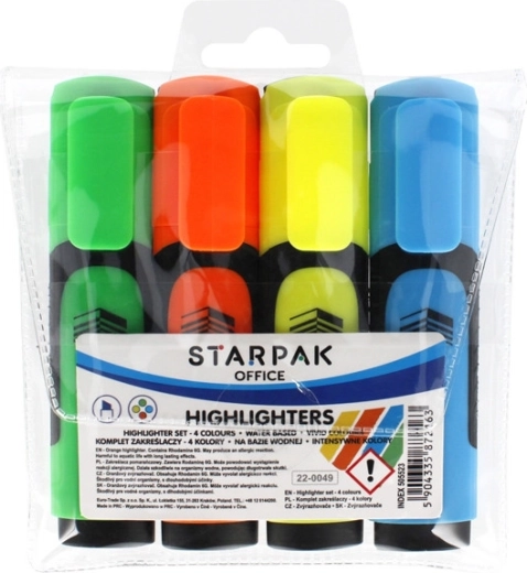 Set aus STARPak-Textmarkern in 4 Farben