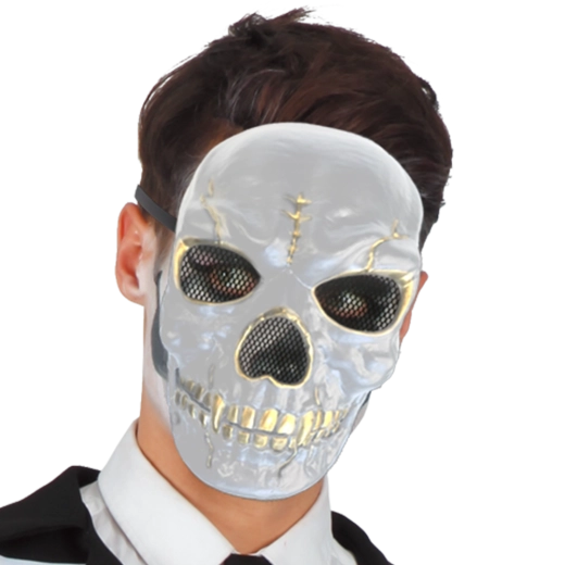 Kinderschädelmaske für Karneval und Halloween