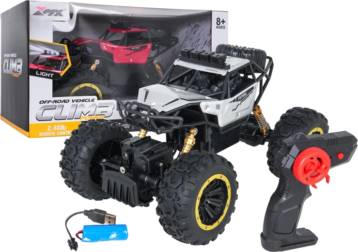 Climb Power RC-Crawler 1:18 silber