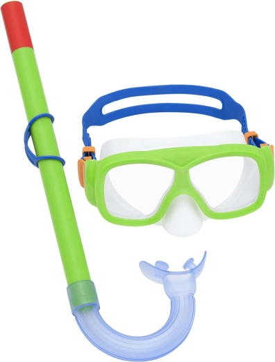 Grünes BESTWAY-Schnorchelset – Maske und Schnorchel