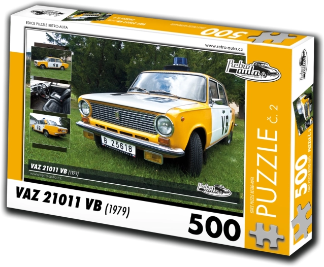 Puzzle Retro Autos VAZ 21011 VB 1979 500 Teile