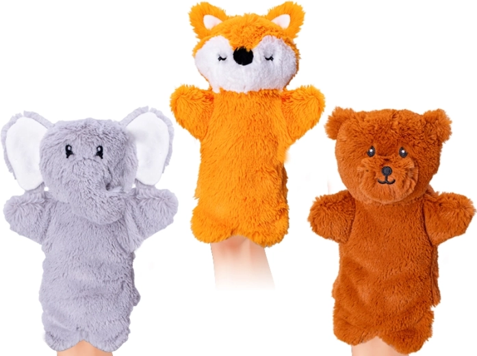 Plüsch-Handpuppe Tier 25 cm