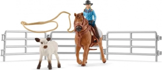 Schleich Farm World Cowgirl mit Lasso