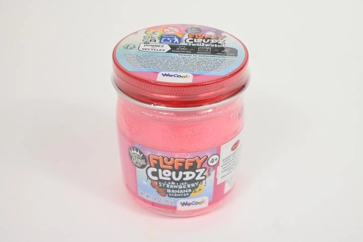 Wecool Fluffycloudz luftige Modelliermasse mit Duft nach Banane und Erdbeere