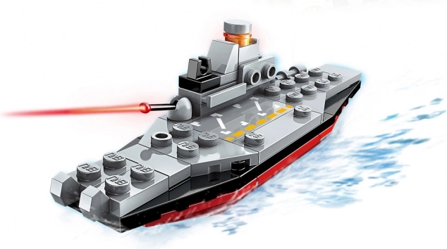 Qman QM-09 Amphibious Panzer 1803-2 Frachtschiff Black Gull
