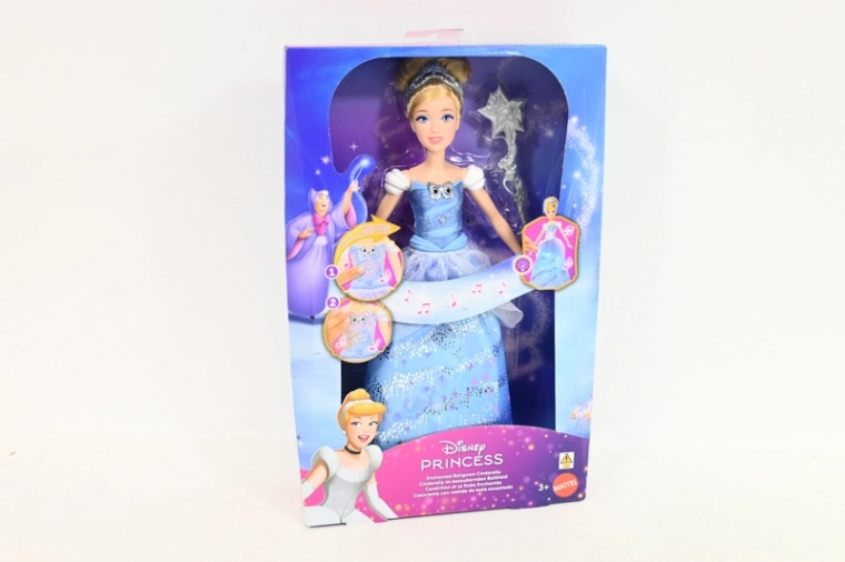 Disney Princess Puppe Cinderella mit magischen Lichtern und Geräuschen