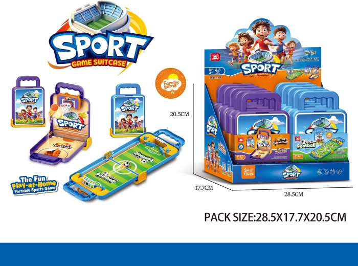 Sportspiel – Fußball oder Basketball (39,5 × 13,5 × 7,8 cm)