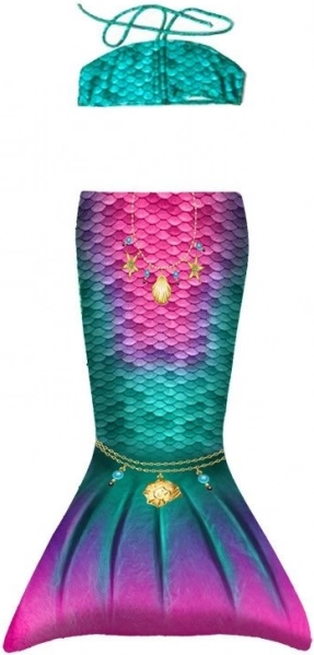 Kinder Badeanzug mit Meerjungfrau Motiv