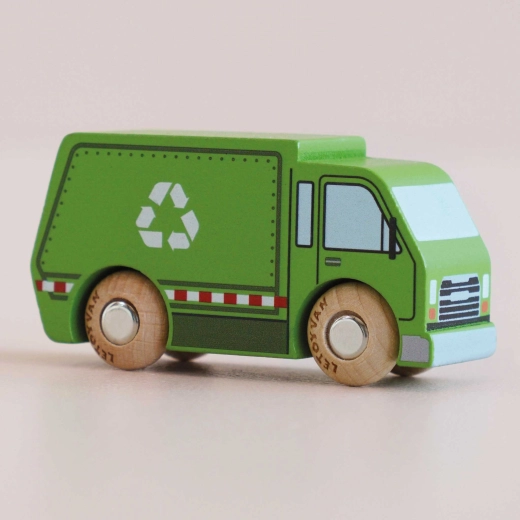 Le Toy Van Holz-Recyclingauto Rudy GT200
